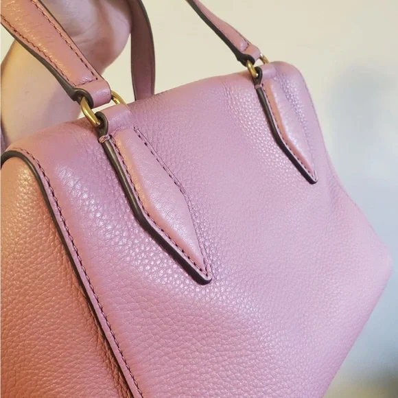 Tory Burch Kira Pebbled Small Satchel - Picture 11 of 11